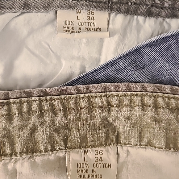 Lot Of 3 Vintage Pants Lee's,Ez's - Picture 11 of 11